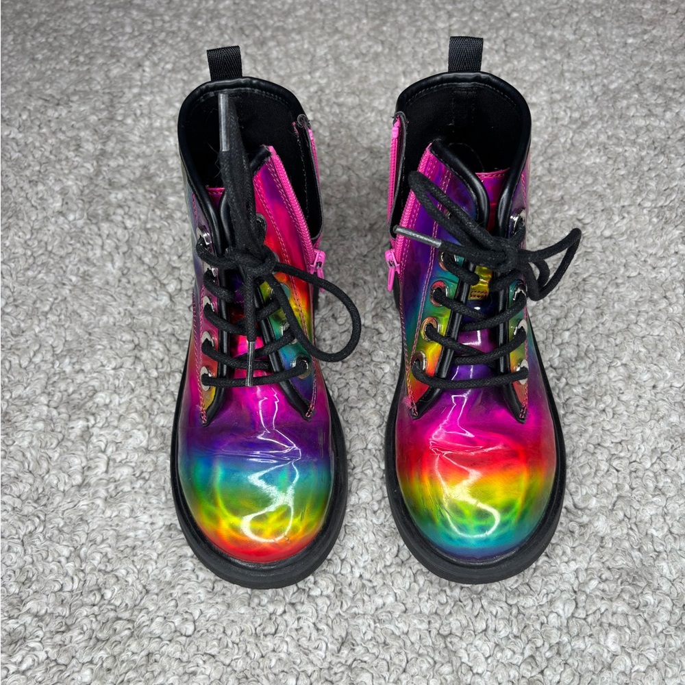 Steve Madden Rainbow Kids Boots - Picture 3 of 5